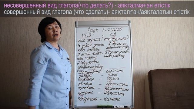 НСВ–несовершенный вид/СВ–совершенный вид смотреть онлайн