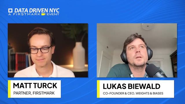 Fireside Chat with Lukas Biewald, CEO of Weights & Biases with Matt Turck, Partner at FirstMark смотреть онлайн