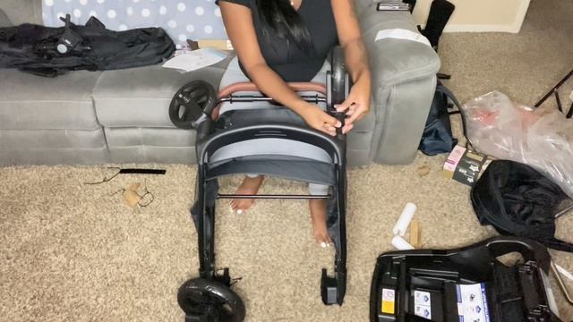 Baby Trend Travel System | Unboxing | Graco Soothe My Way Swing | смотреть онлайн