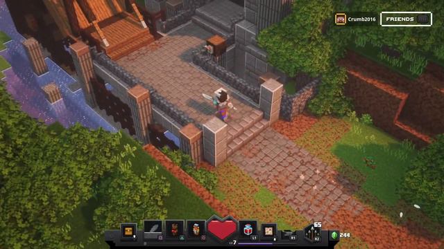 Minecraft Dungeon bridge: How to unlock Drawbridge and Church from the start. смотреть онлайн