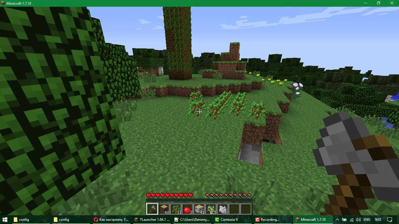 Как настроить-TREECAPITATOR 2 БЫСТРО РУБЛЮ ДЕРЕВЬЯ(Minecraft секреты Часть 2)
