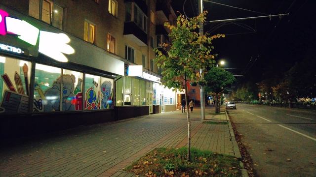 Вечерний Гомель в центре.mp4