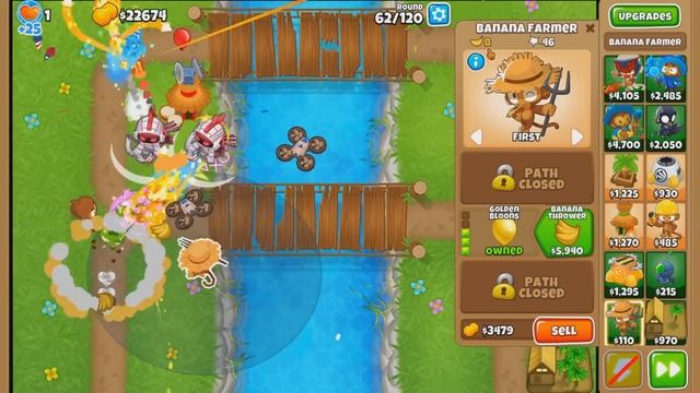 The Modded SUPER-BUFFED Monkey Farmer Is NUTS! (Bloons TD 6) смотреть онлайн