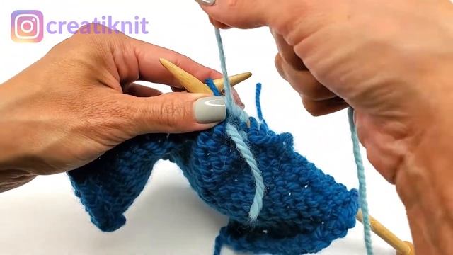 Join new yarn on Purl Side - THE EASY WAY!! смотреть онлайн