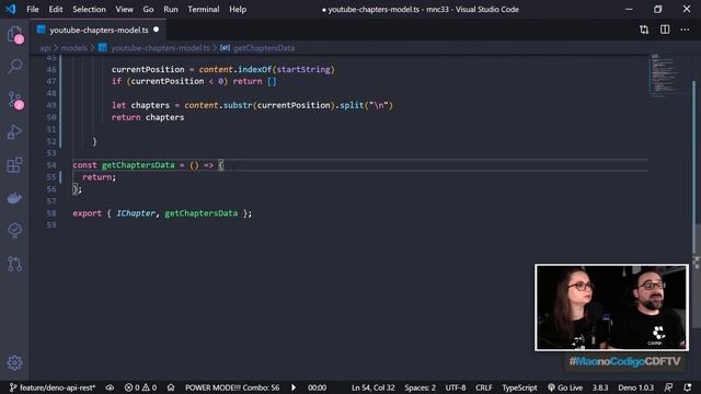 Refatoramos JS para TypeScript (API Rest Deno) com Nova Feature do Youtube // Mão no Código #35 смотреть онлайн
