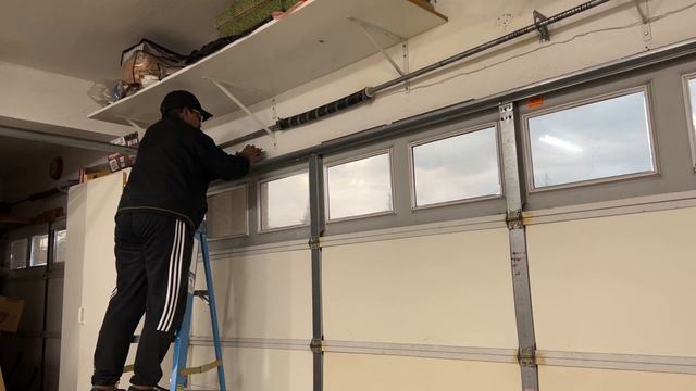 Garage Door Spring Replacement DIY смотреть онлайн