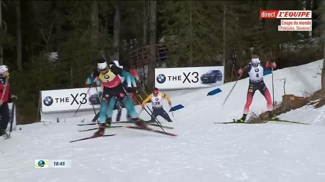 MASS START HOMMES - POKLJUKA 2020 смотреть онлайн