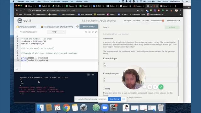 Units 1.1 - 1.7 | Input & Output | CodingBytes Python REPL.it speedrun смотреть онлайн