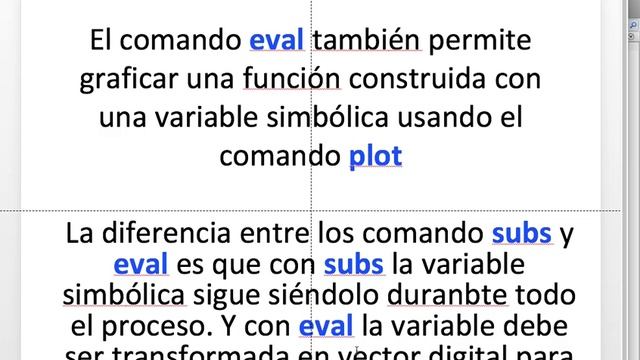 Gráficas en Matlab 6. Comandos subs, eval e inline para funciones con variables simbólicas. смотреть онлайн