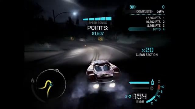 NFS Carbon - Carrera GT Canyon Drift Super grip Tyres смотреть онлайн