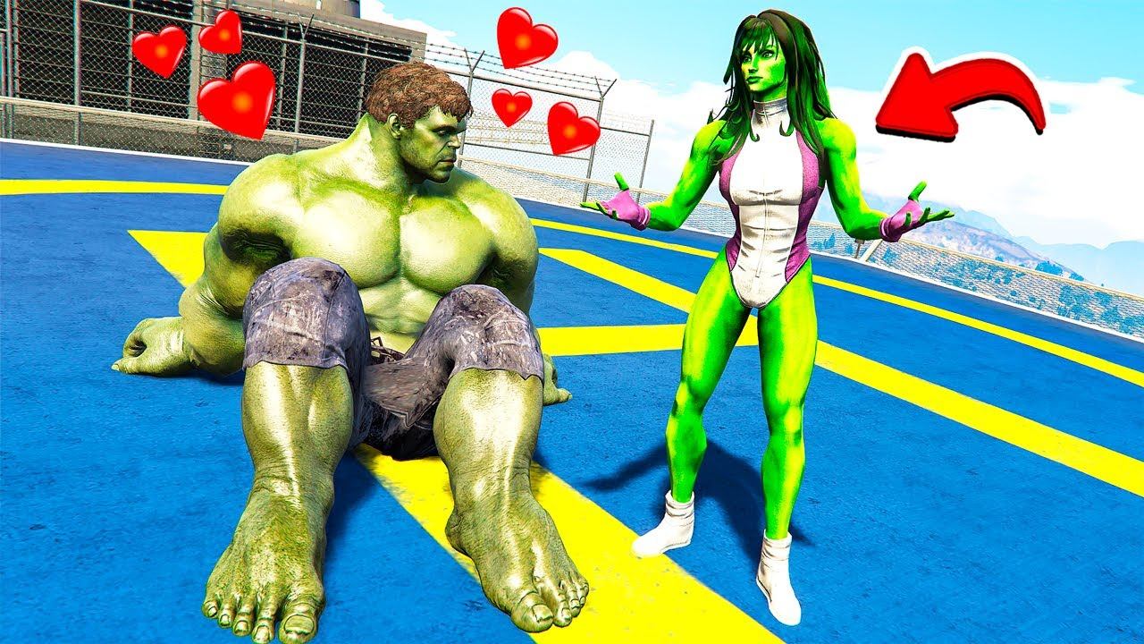 ХАЛК ПРИГЛАСИЛ ДЕВУШКУ НА СВИДАНИЕ HULK в ГТА 5 МОДЫ! ОБЗОР МОДА в GTA 5 ВИДЕО MODS смотреть онлайн