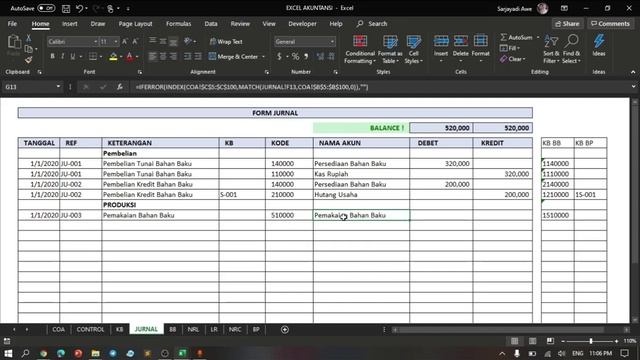 MUDAH MEMBUAT LAPORAN KEUANGAN USAHA KULINER (RESTORAN,CAFE,WARKOP, WARUNG MAKAN) DENGAN EXCEL смотреть онлайн