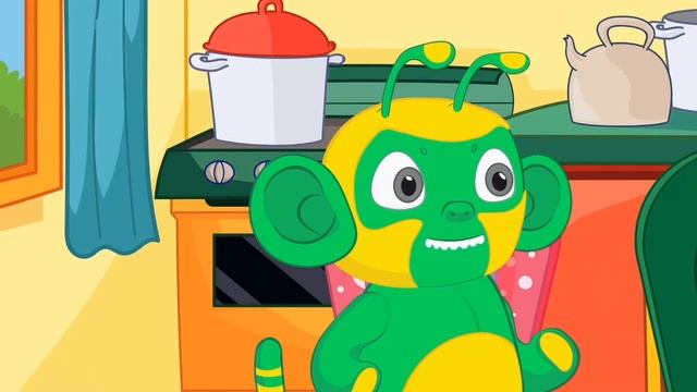 Groovy The Martian sings ABC alphabet song | Nursery Rhymes for kids смотреть онлайн