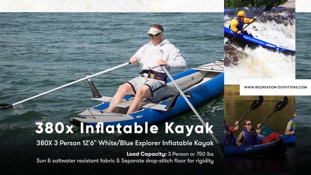 Best 3 Person 380X Sea Eagle Inflatable Explorer Kayak | Recreation Outfitters смотреть онлайн