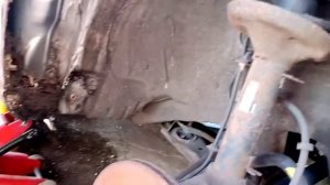 VW BORA, JETTA, GOLF front wing & bumper removal.