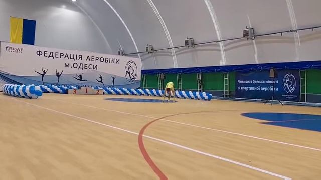 Чемпіонат Одеської області з аеробічної гімнастики. Вишневська Ангеліна,3-є місце смотреть онлайн