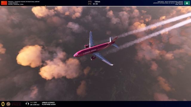 ? MSFS World Tour 271 // Shanghai, China [ZSPD] ➡ Macau [VMMC] // A20N смотреть онлайн