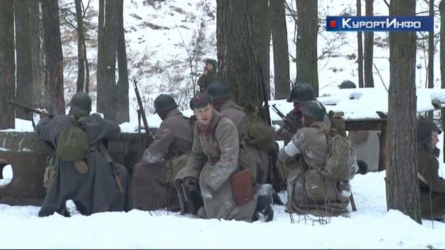 Военно историческая реконструкция боя 1939 года на Карельском перешейке смотреть онлайн