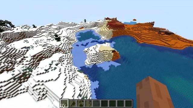 Minecraft 1.14.4 Seed 227: Most unusual mix of ice plains and mesa смотреть онлайн