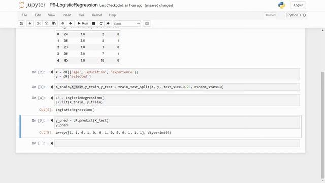 Practical 9 - Logistic Regression смотреть онлайн