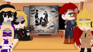 ?Pro heroes react to y/n and Deku as ...?