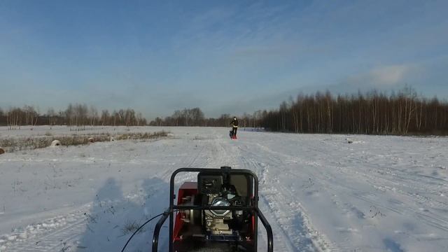 Битва снегоходов. Снегокат или мотобуксировщик? смотреть онлайн