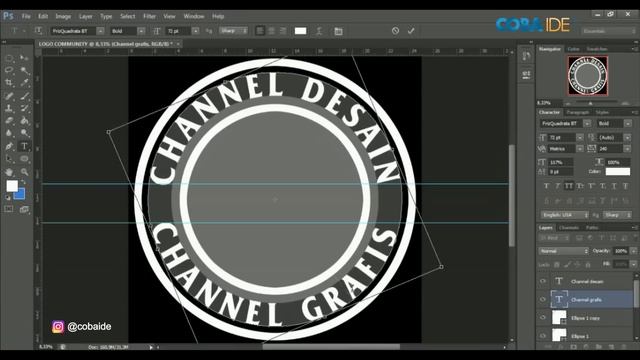 Cara Membuat Desain Logo Komunitas dengan Photoshop | Photoshop Tutorial смотреть онлайн