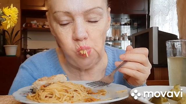 #Мукбанг Russia #спагетти #mukbang #eating #food #eats