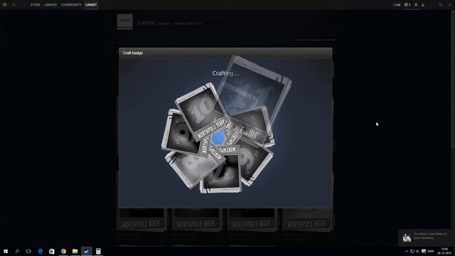 Crafting Holiday Winter Sale 2015 Level 2 Badge North Pole Noir lvl 2 смотреть онлайн