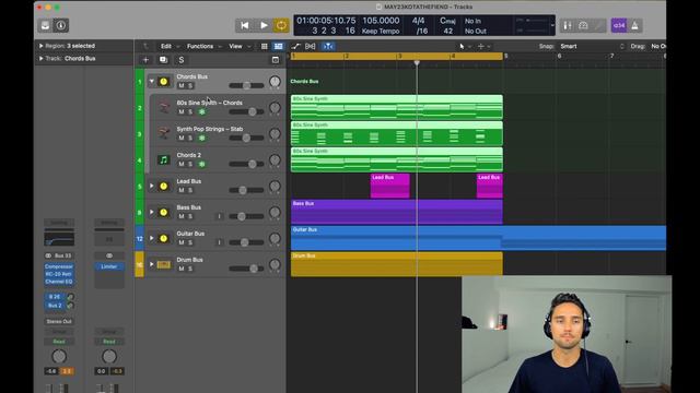 🎛 What Is a Bus? How To Use Busses & Track Stacks in Logic Pro | Logic Pro Tutorial смотреть онлайн
