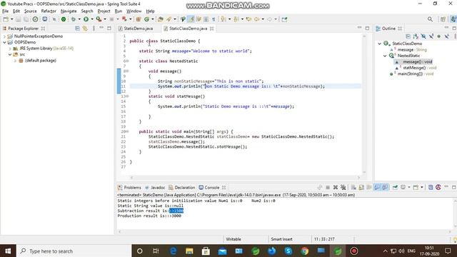 What is Static Class in Java? [Class level] смотреть онлайн