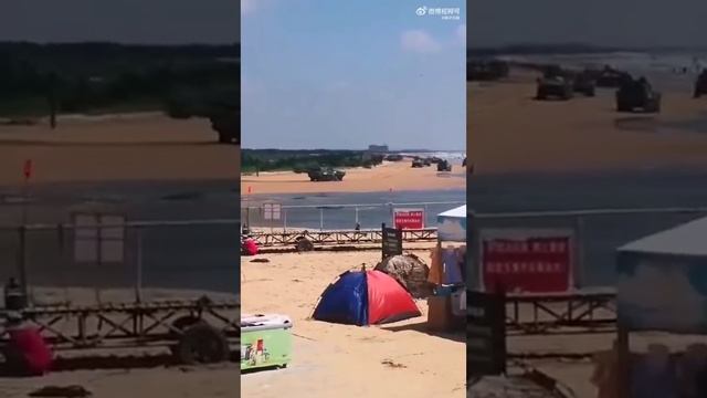 Техника КНР на берегу моря 2.08.2022 смотреть онлайн