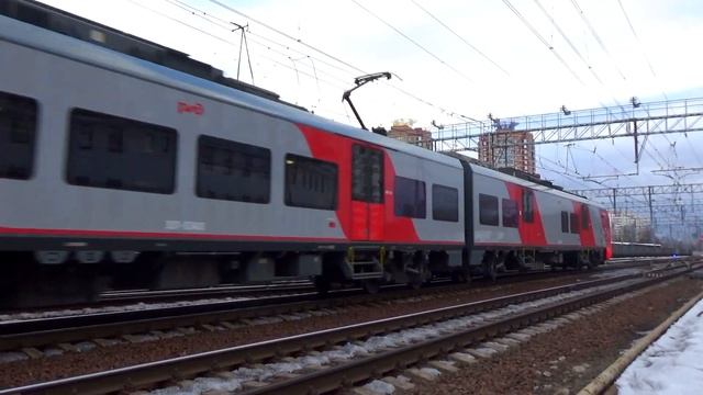 Скоростной электропоезд ЭС1П-034 "Ласточка-Премиум" №730 "Москва - Нижний Новгород" смотреть онлайн