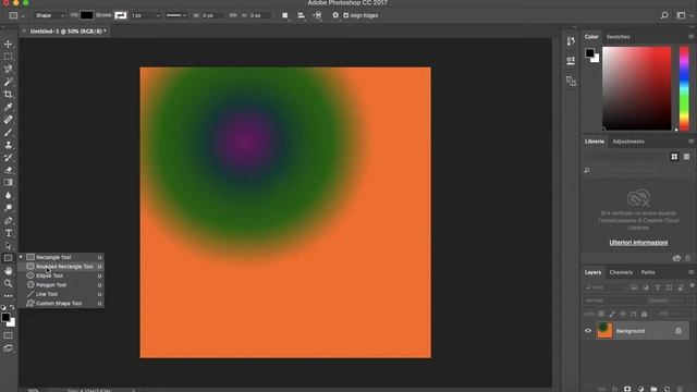 Apply Gradient multiple color in Adobe Photoshop смотреть онлайн