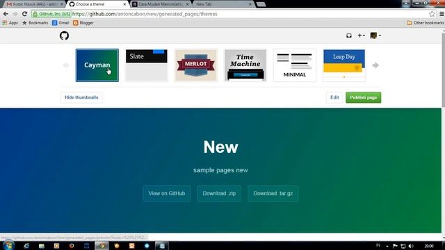 Cara Membuat Halaman Website Di Github.com смотреть онлайн