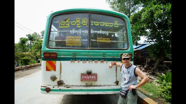 Myanmar ( Burma ) 2013, antique cars in Mrauk U, Rakhine State ! смотреть онлайн
