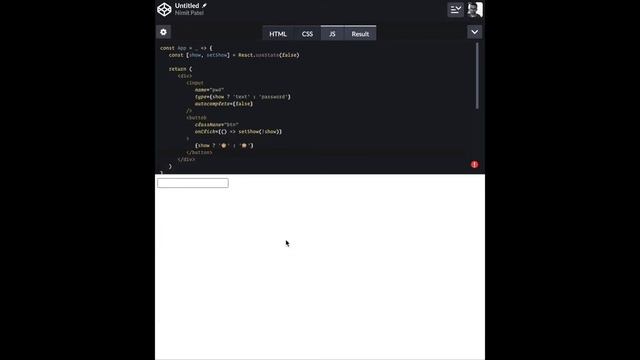 Watch Me Practice - Password Show/Hide Component in React Js смотреть онлайн