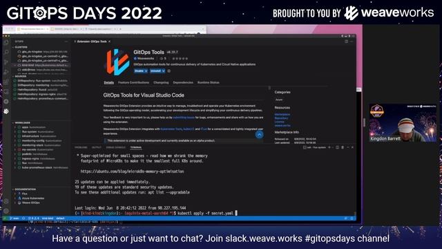 GitOps Days 2022: Introducing Flux Visual Studio Code Extension in Public Beta by Kingdon Barrett смотреть онлайн