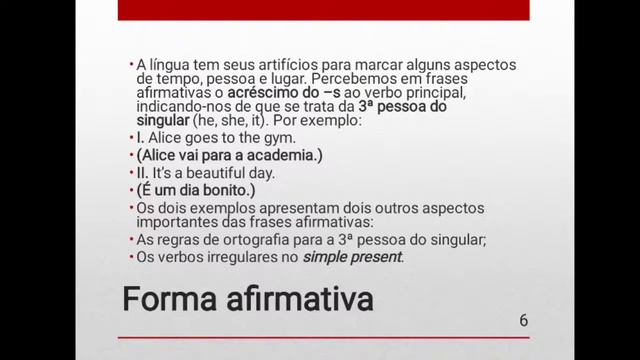 Aula de Inglês 8 Ano - Present Simple смотреть онлайн