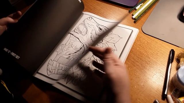 Jade Summer's Gothic Tattoo adult coloring book review смотреть онлайн