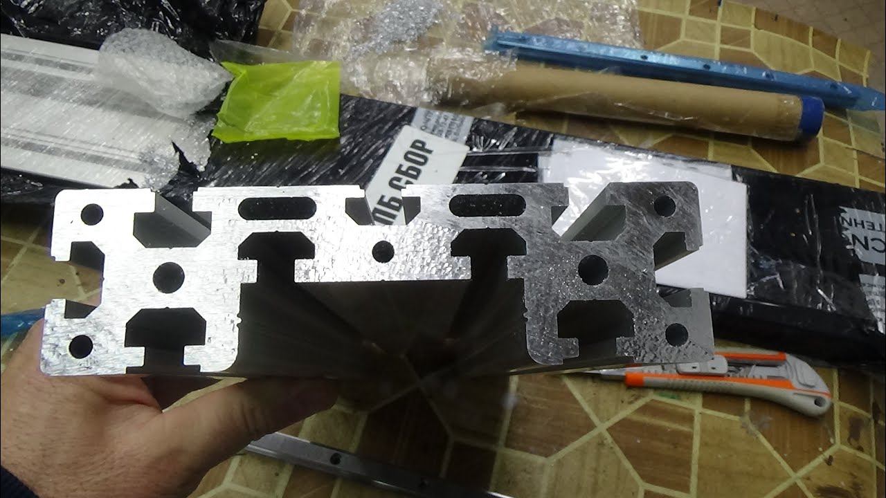 ПОСТРОЙКА  ФРЕЗЕРА C ЧПУ Часть 3 Профиль на ось X и  Z от CNC Technology