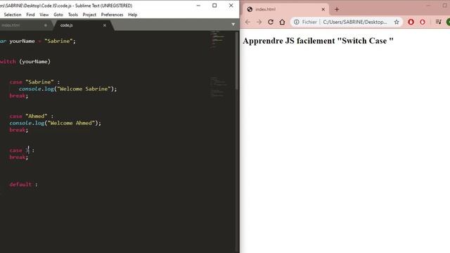 Javascript - Switch case javascript -  JavaScript شرح