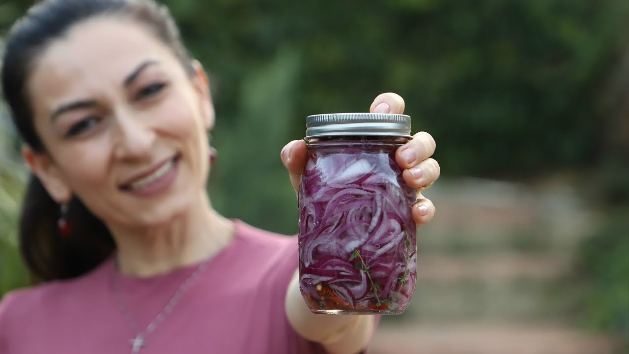 Как Мариновать Красный Лук - Отличная Закуска к Мясу - Рецепт от Эгине - Heghineh смотреть онлайн