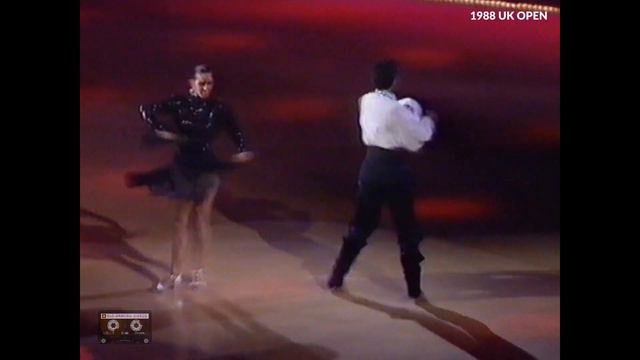 1988 Donnie Burns And Gaynor Fairweather HONOUR DANCE As The UK Open Professional Latin Champions