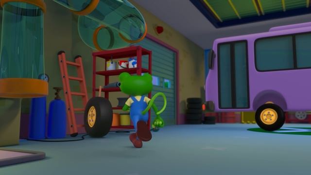 Birthday Balloon Mayhem! | Gecko's Garage | Trucks For Children | Cartoons For Kids смотреть онлайн