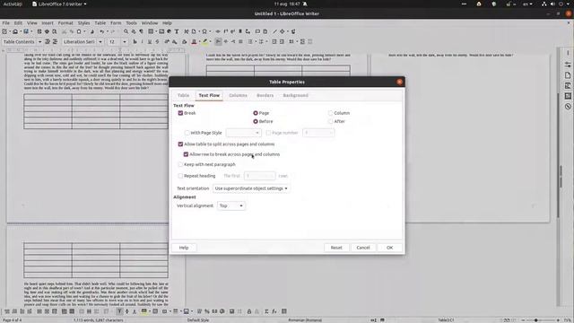 How to use page break and column break in LibreOffice Writer смотреть онлайн