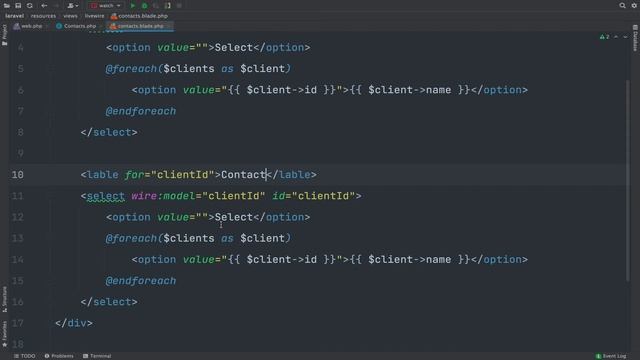 Laravel Livewire update dependent select menu's on change смотреть онлайн