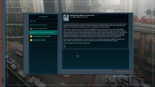 SECURITY CAMERA - Let's Play Shenzhen I/O - Shenzhen IO Gameplay Part 1