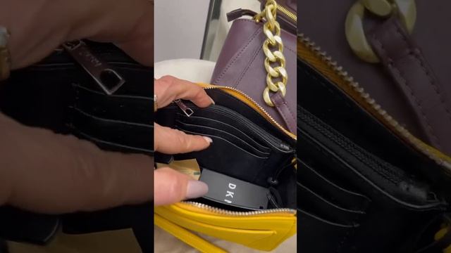 Небольшие кожаные сумочки DKNY | Обзор стильных crossbag смотреть онлайн