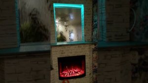 Водопад по стеклу своими руками